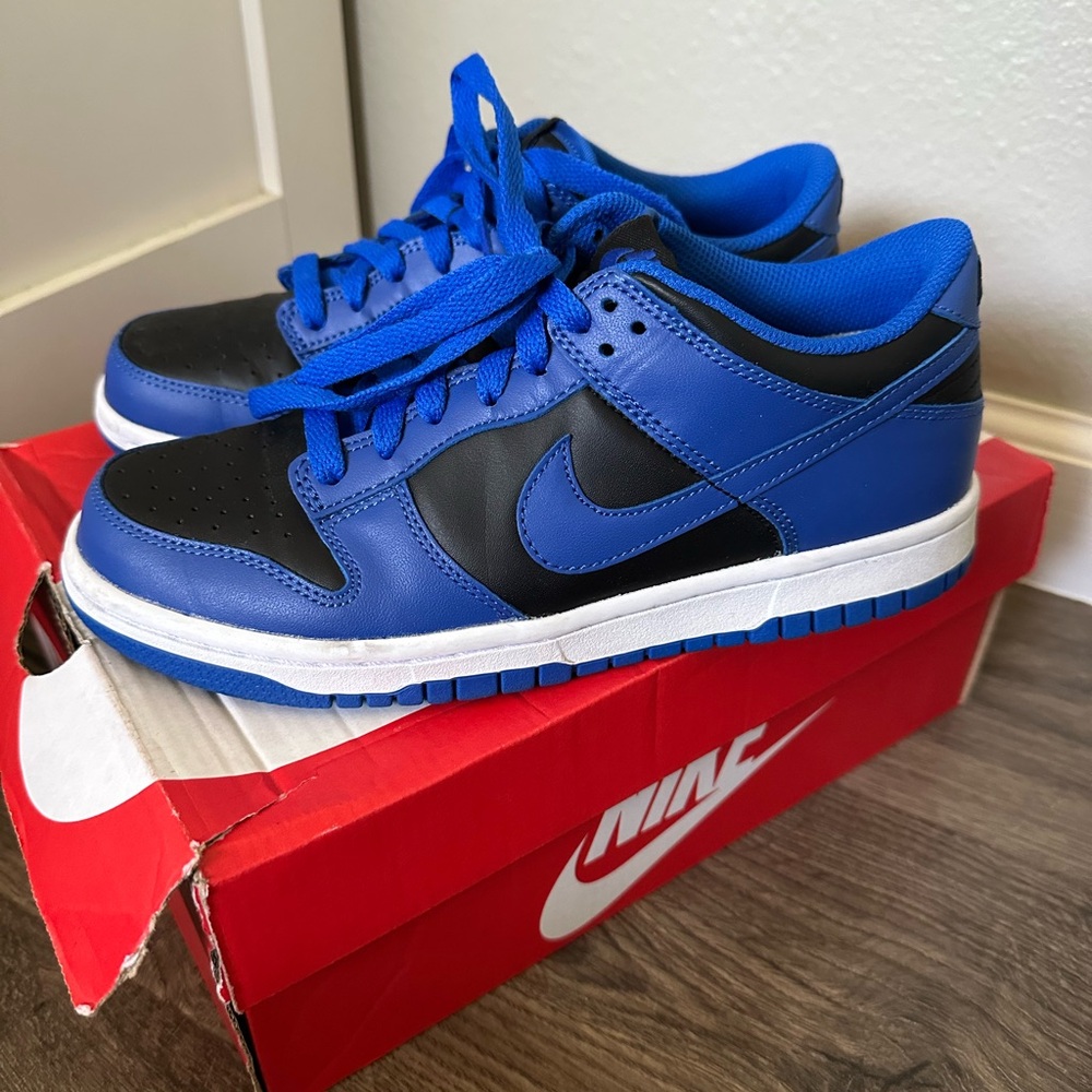 Nike Black and Cobalt Sneakers